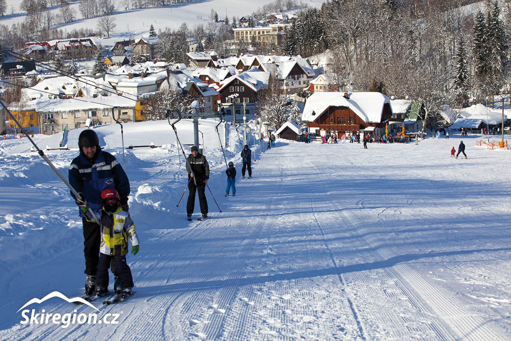 Ski areál Modrá Hvězda - Bahýnka